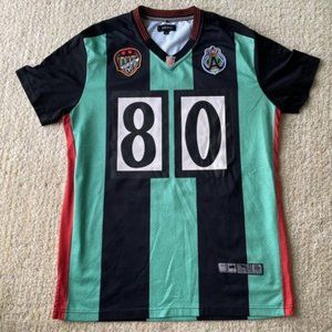 LN Akoo Brazil #80 Mens L AK-80 No Rivals City of God Football Federation Soccer